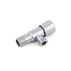Customized Standard Sanitary Angle Valve 170g Brushed Iron