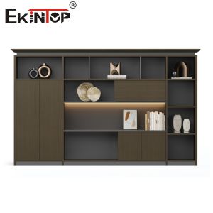 Ekintop Wholesale Storage Filing Cabinet Wooden Furniture Office Bookcare