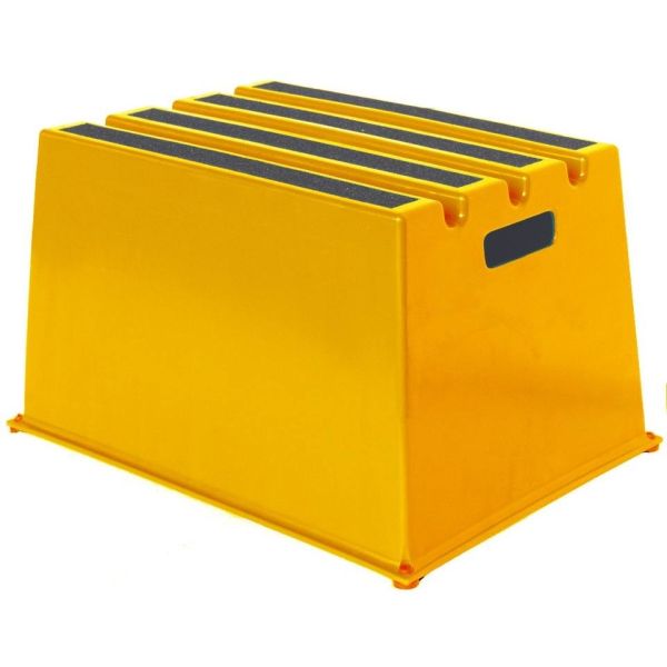 Buy Polyethylene Safety Plastic Single Step Stool Non Slip Stackable at wholesale prices
