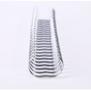 Double Loop 5/8'' Metal Spiral Wire , Electroplating Wire O Bound