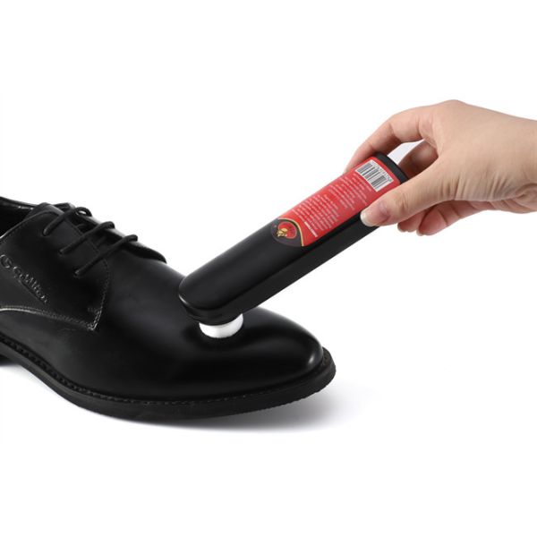 2.46 Fl. Oz. Black Color Liquid Shoe Polish Restore Shine Gloss To Leather Shoes Boots Shines Leather Carnauba Nourishes