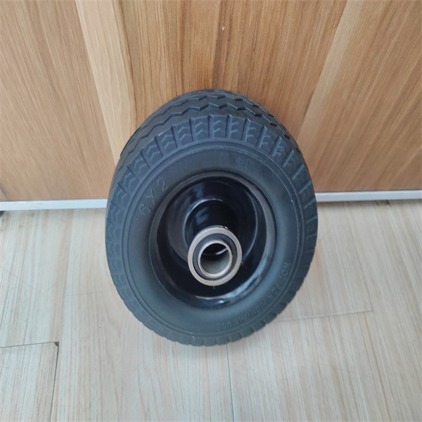 6x2 Inch PU Foam Wheel Beach Wagon Heavy Duty Wheels For Trolley