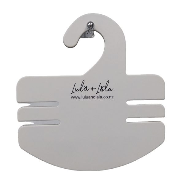 Buy Adjustable 100% Recycled Cardboard Bib Hanger Custom Logo For Newborn Baby Toddler at wholesale prices