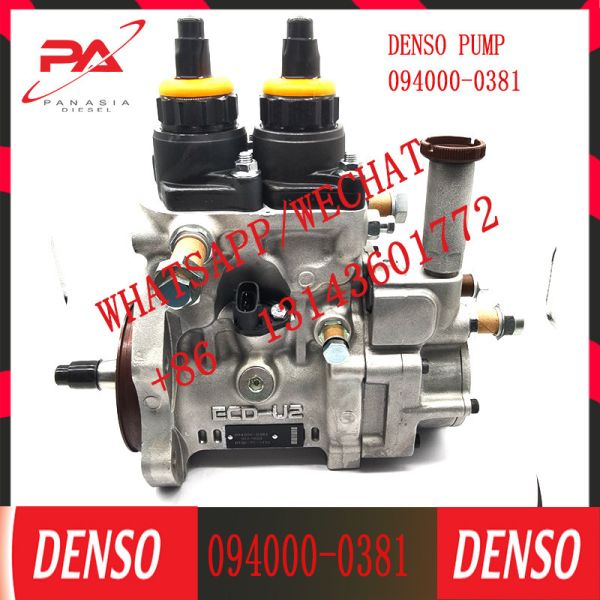 Common Rail Fuel Pump 094000-0381 For KOMATSU SAA6D125E-3/3A/3B3G Engine PC450-7 6156-71-1110