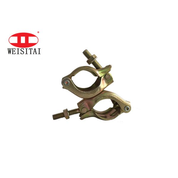 Buy Galvanized Steel 3MM JIS Double Clamp Scaffolding Pressed Coupler at wholesale prices
