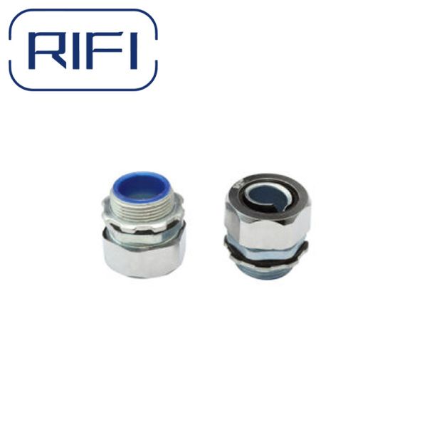 1/2"-4" Flex Conduit To Box DPJ Type to BoxMale Connector Zinc Die Cast For Wiring