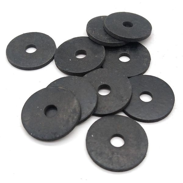 Black Flat Washer Rubber Washer Wear-Resistant Silicone Rubber O-Ring