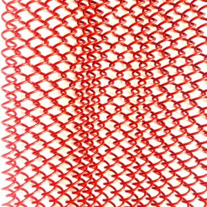 Customized Metal Coil Drapery 1.1kg/M2 Weight And Customized Hole Size For