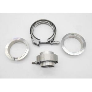 Quick Release Grooved 6 Inch Stainless Steel Exhaust Clamps