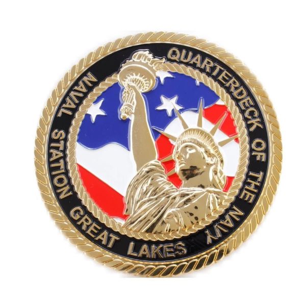 Souvenir Gold Silver Copper Zinc Alloy Commemorative Challenge Coin Military