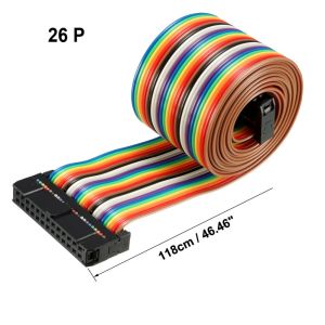 24AWG AWM 2651 FFC IDC Ribbon Cables 26 Pin 2.54mm Pitch Flexible PCB Flat
