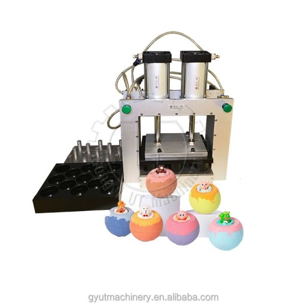 Shower Steam Shampoo Bar Press Machine Pneumatic Bath Bomb Press for Small