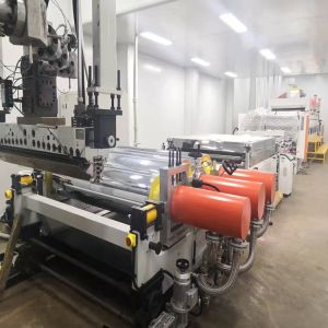 Quality Board PETG Extrusion Line For Cabinet Advertising Display for sale