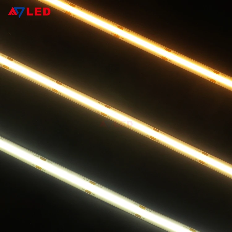 16.4 Ft Cuttable 504LEDS/M Dotless COB LED Strip Light For Cabinet Bookcase Counter Bedroom