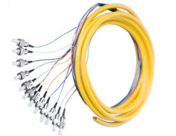 Low Insertion Loss OM3 SC Multimode Pigtail For 10G Network
