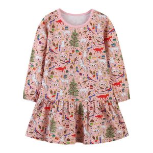 Girls Princess Cotton Embroidery Dress Children'S Dress Clothing