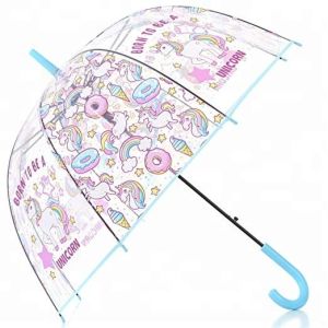 Fashion Auto Open Transparent Dome Umbrella Outdoor Weddings Windproof