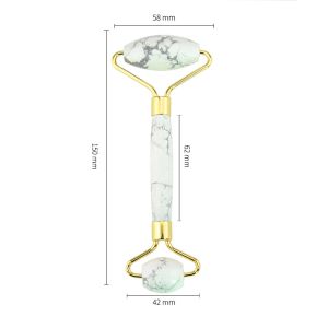 White Turquoise Jade Facial Roller