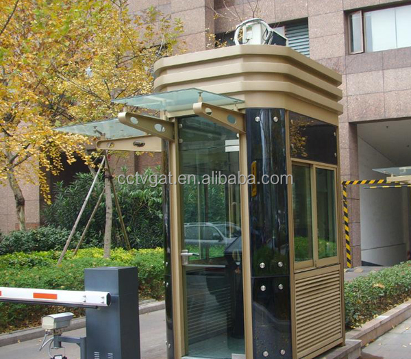 Modern Steel Security Guard House 1800x1800x2500mm Waterproof Customizable
