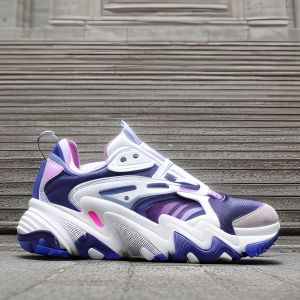 Non Slip Comfortable Custom Women's Sneakers Mesh Leather