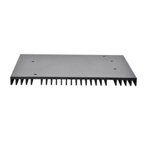 Black Anodizing Aluminum Profile Heat Sink High Efficiency For LED Lighting