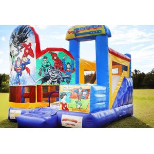 Inflatable Juming Castle Combo Outdoor Hire Inflatable Bouncy Castle With Slide