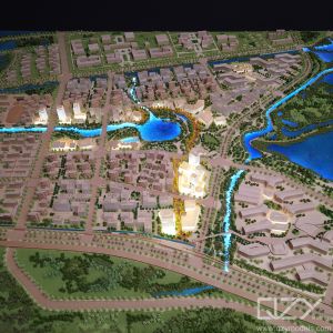 Residential Architectural Landscape Design Model Aecom 1/1500 Hangzhou Ali Town