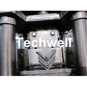 Steel Angle / L Profile Cold Roll Forming Machine With Manual Decoiler for G.I.