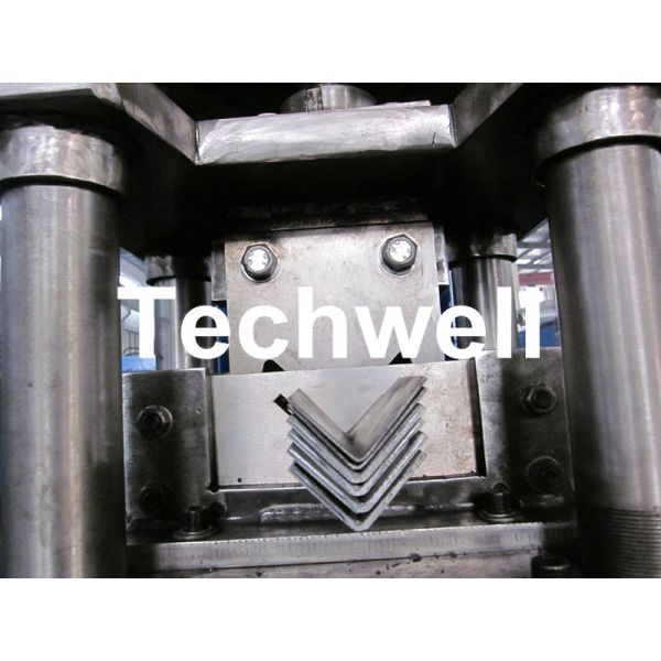 Steel Angle / L Profile Cold Roll Forming Machine With Manual Decoiler for G.I.