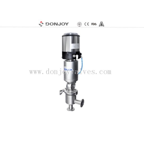 Buy 3/8" - 3/4" 316L mini - type sanitary reversing seat valve with no dead conner at wholesale prices