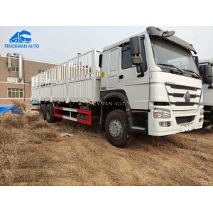 China 371HP SINOTRUK HOWO Cargo Truck For Ethiopia Djiubouti Somalia on sale