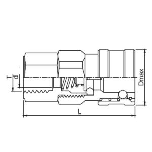 China AFK 316 Stainless Steel Quick Coupling Female Connection NPT Thread on sale