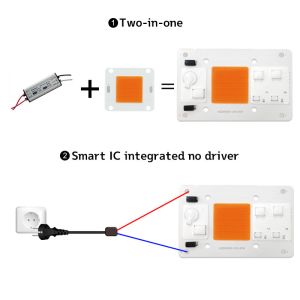 110V Solderless High Power Cob Led 80W High Luminous Efficiency