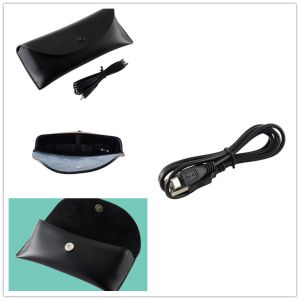 185x75x50mm Music Smart Sunglasses Spectacles Charging Case Portable Soft