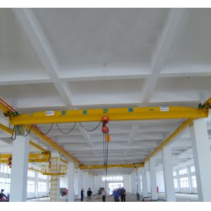 Top Running Overhead Underhung Bridge Crane Details 22.5m Span