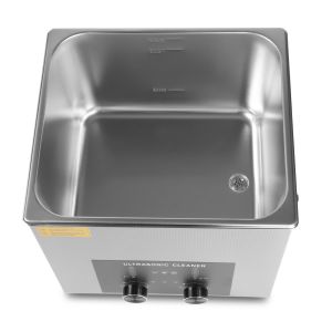Professional 15L Ultrasonic Cleaner with Encoded Timer Heater Basket Multi