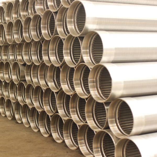 Stainless Steel Stress Sieves Screen Silver V Type Wire Filtration 0.5mm-2mm