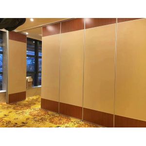Quality Fireproof Commercial Melamine Office Sliding Partition Walls Environmental Protection for sale
