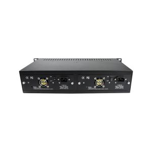 100M 1000M 19'' 1310nm AC100V Media Converter Rack 14 Slots