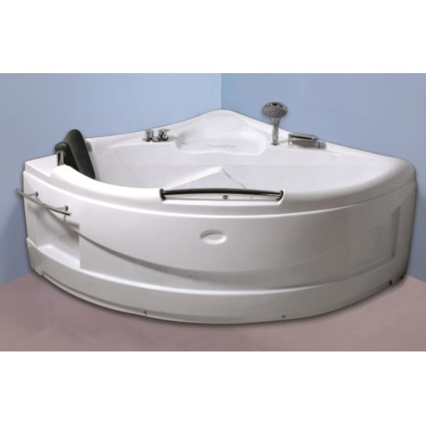 Buy Contemporary Electric Corner Whirlpool Bathtub With Lights / Jets 110/220V at wholesale prices