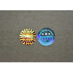 Custom design secure label packaging / shining 3D hologram label / adhesive