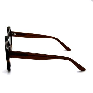 AS103 Round Womens UV Protected Acetate Frame Sunglasses with Lenses