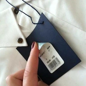 UHF Paper Adhesive Inlay RFID Tag , Clothing Sticker Apparel Tag Label For