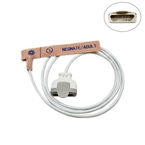 Compatible o M-LNCS Disposable OXI Spo2 Sensor 11 Pin 0.9m Textile Adhesive