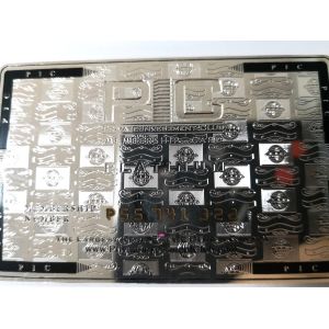 Sterling Silver Metal Membership Card With Hico Magnetic Stripe