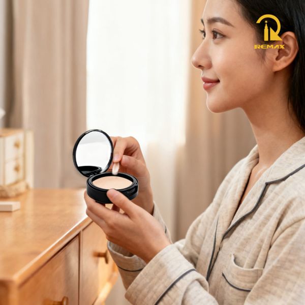 Cosmetics Packaging Powder Box / Abs Material Replaceable / Cosmetics for Makeup