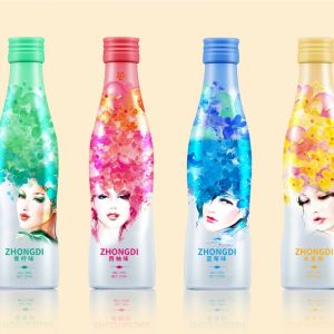 China KTV Cocktail 700ml Beverage Glass Bottle 24oz Wine Packaging on sale