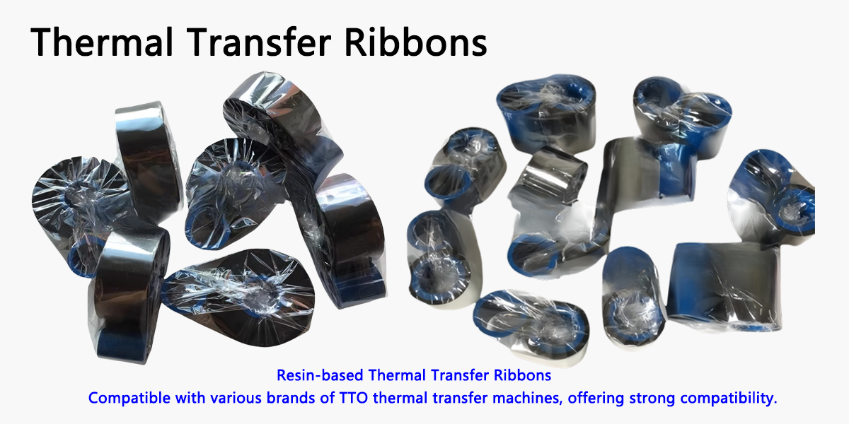 TTO Industrial Thermal Transfer Ribbons QR Code And Packaging Date For Food