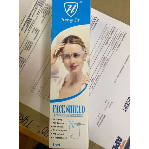 Buy Anti Static Liquid Splash 28*19cm Disposable Face Shield at wholesale prices