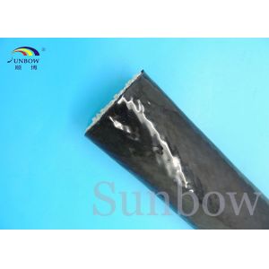 Silicone Coated Fibreglass Fire Protective Fire Sleeving High Temperature